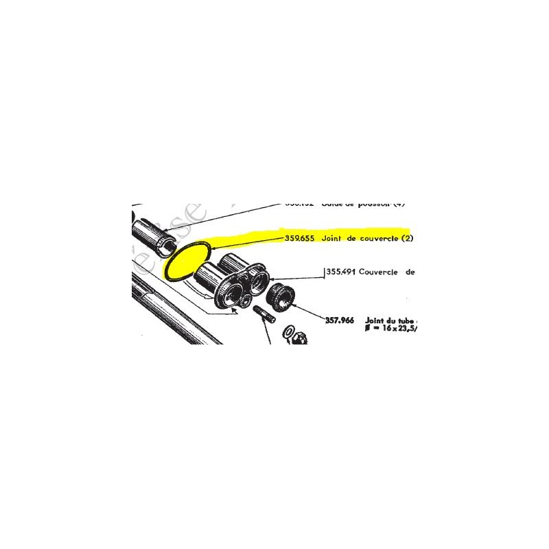 Joint torique couvercle de poussoirs