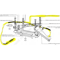Câble de frein à main 24 disques