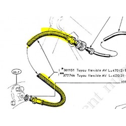 Flexible de frein avant ( LHM )