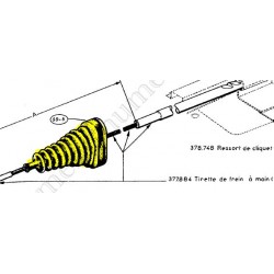 Caoutchouc obturateur câble frein à main
