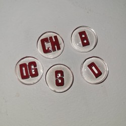 Kit de 5 pastilles de tirette